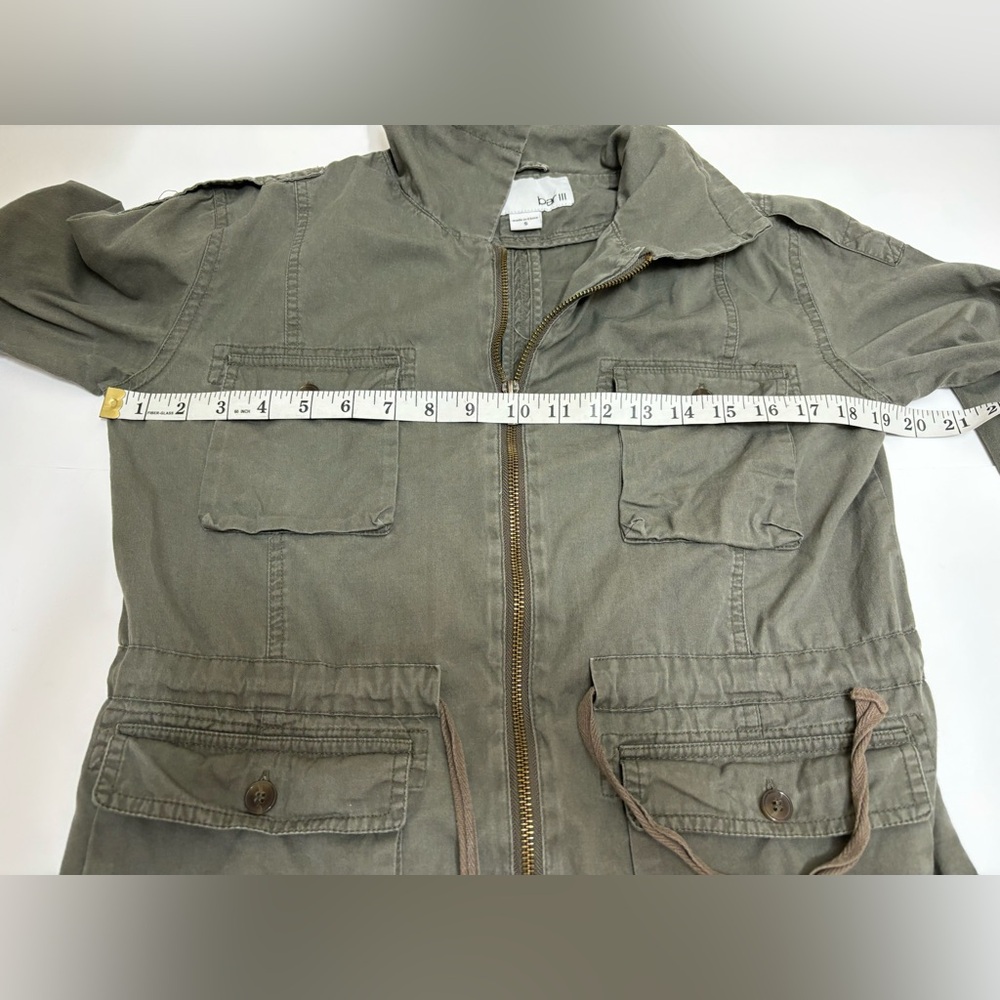 Bar III army green utility jacket size Small S gorpcore‎ street wear - Picture 13 of 16